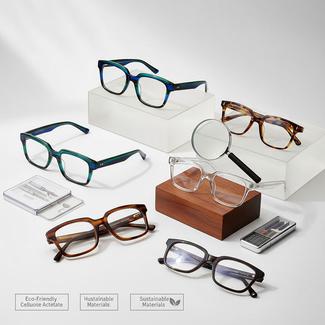 إطارات من الأسيتات: نابضة بالحياة ومستدامة